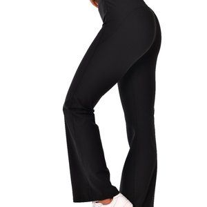 Eljika Flare Bottom Leggings Women's Workout Yoga Pants